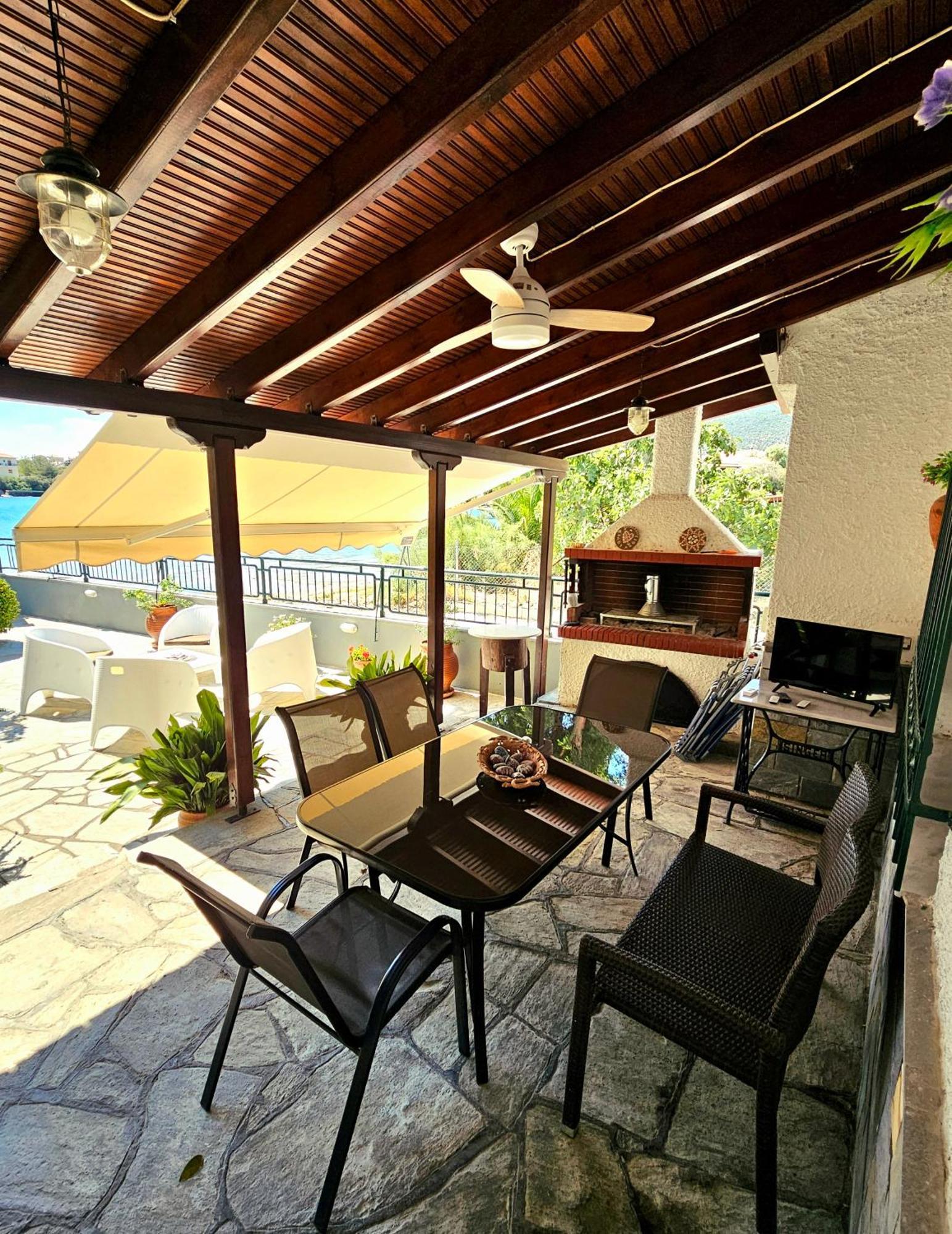 Marathos  Polianthi Seaside House 빌라 외부 사진